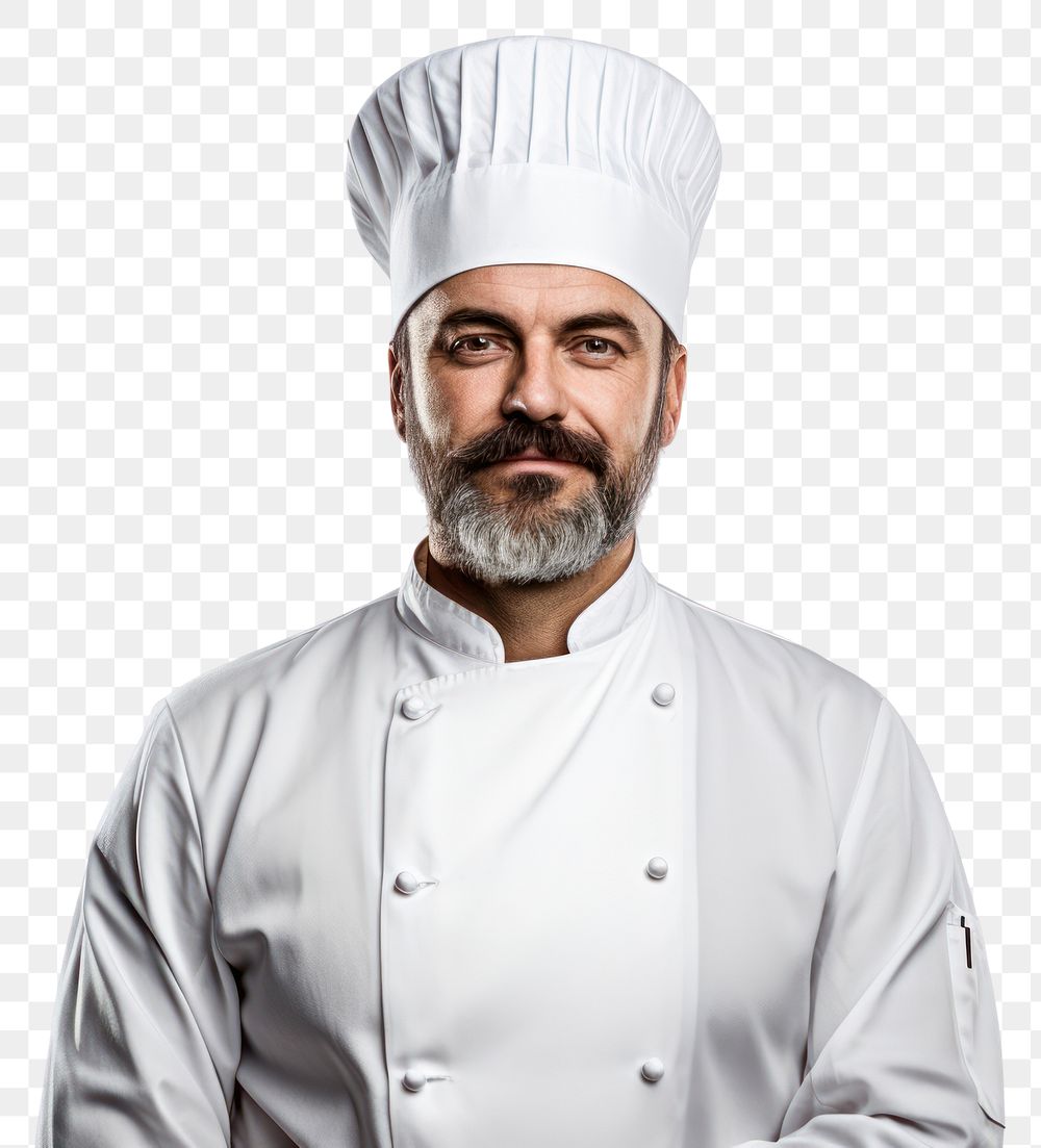 PNG Chef adult white background freshness. AI generated Image by rawpixel.
