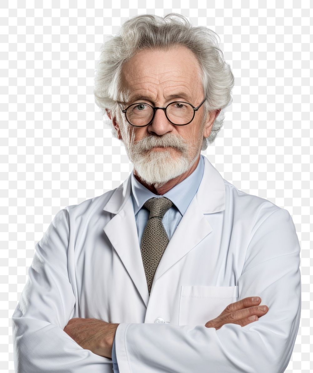 PNG Portrait glasses doctor adult. AI generated Image by rawpixel.