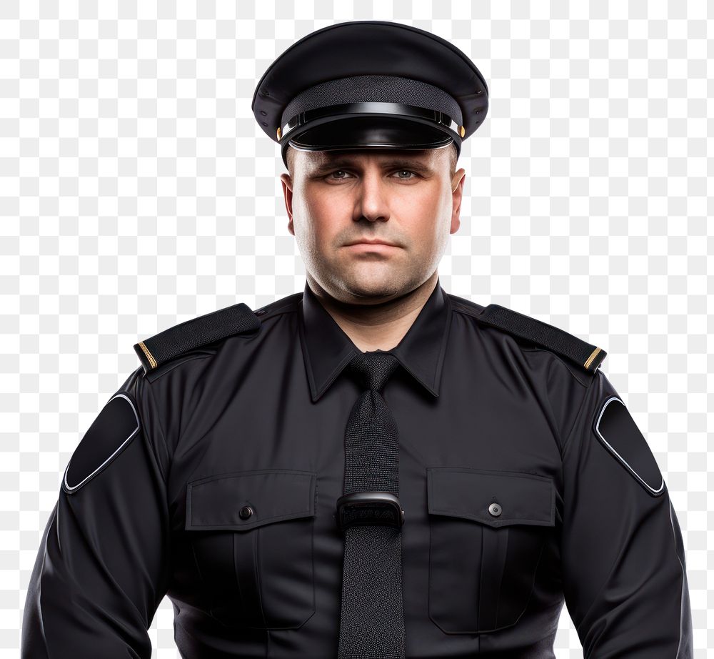 PNG Officer police adult man. AI generated Image by rawpixel.