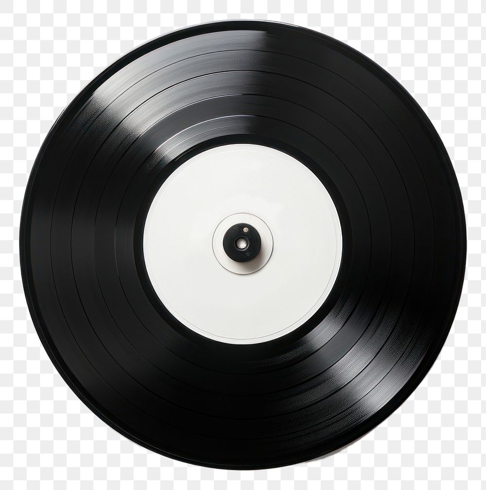 PNG Gramophone record white white background. AI generated Image by rawpixel.