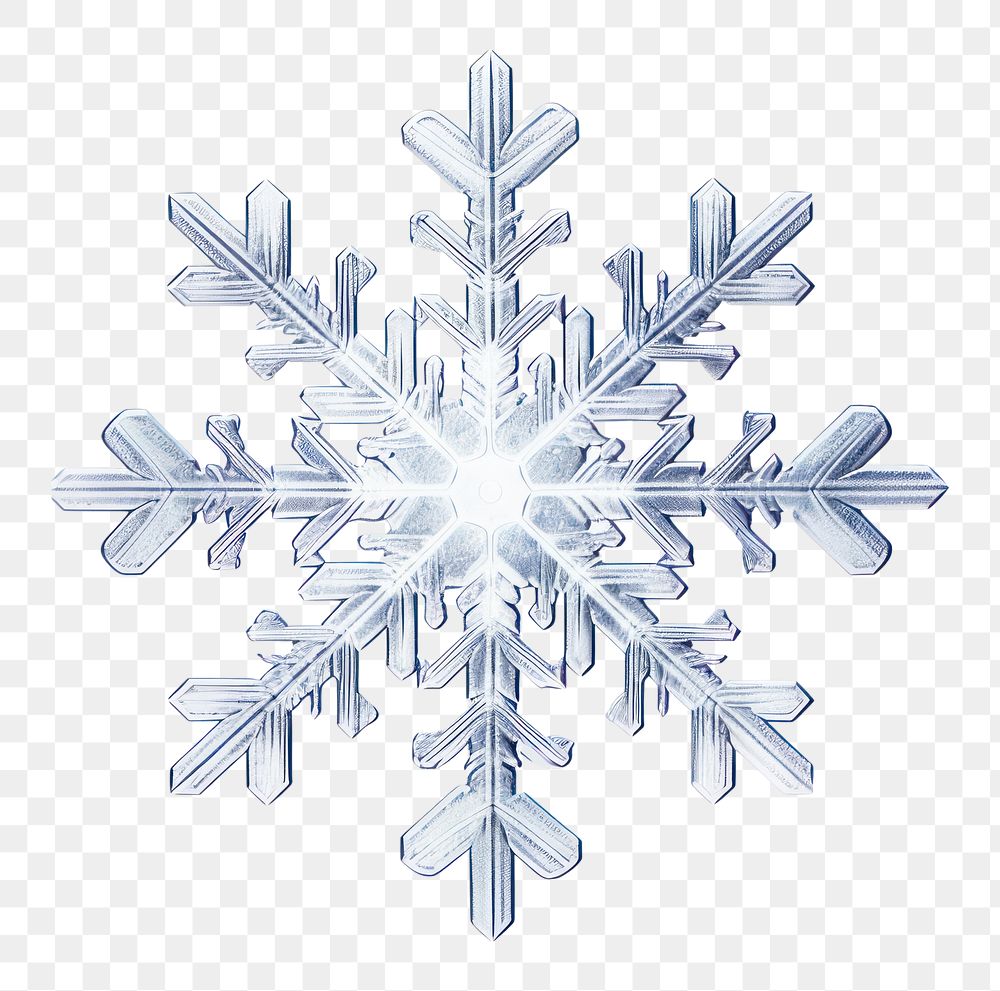 PNG Snowflake winter white ice. AI generated Image by rawpixel.