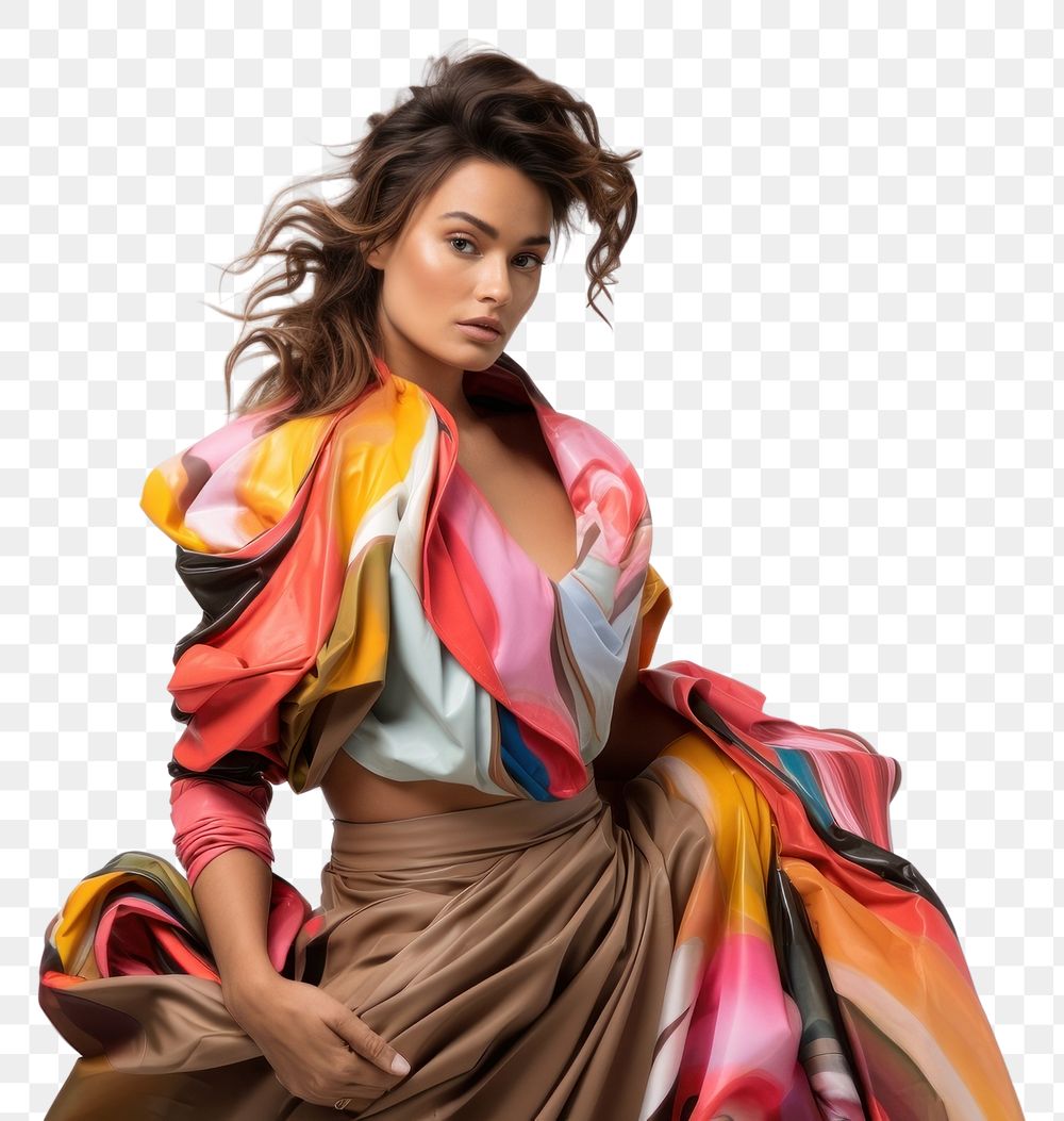 PNG Fashion portrait dress adult. AI generated Image by rawpixel.