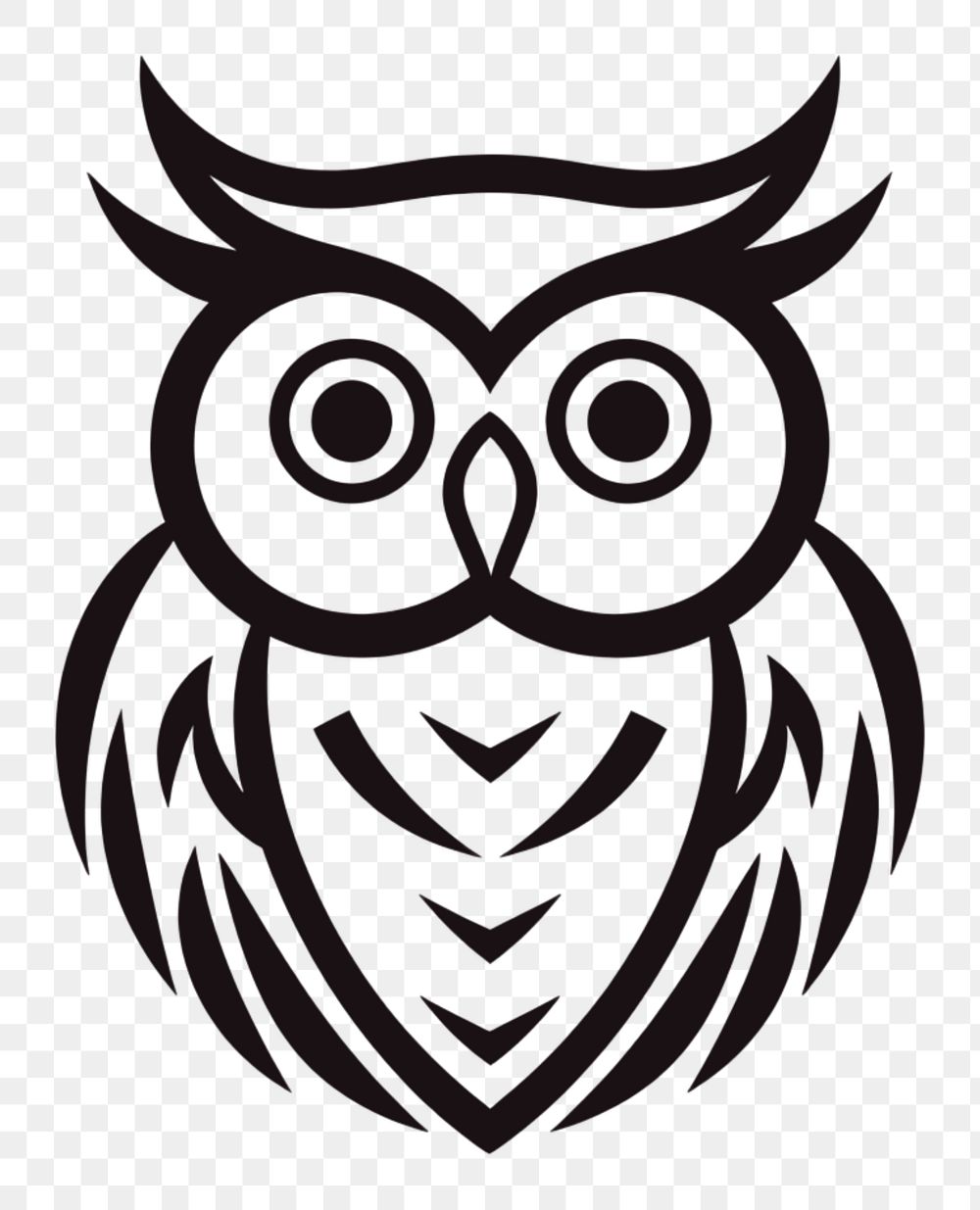 PNG Animal bird owl creativity. AI generated Image by rawpixel.