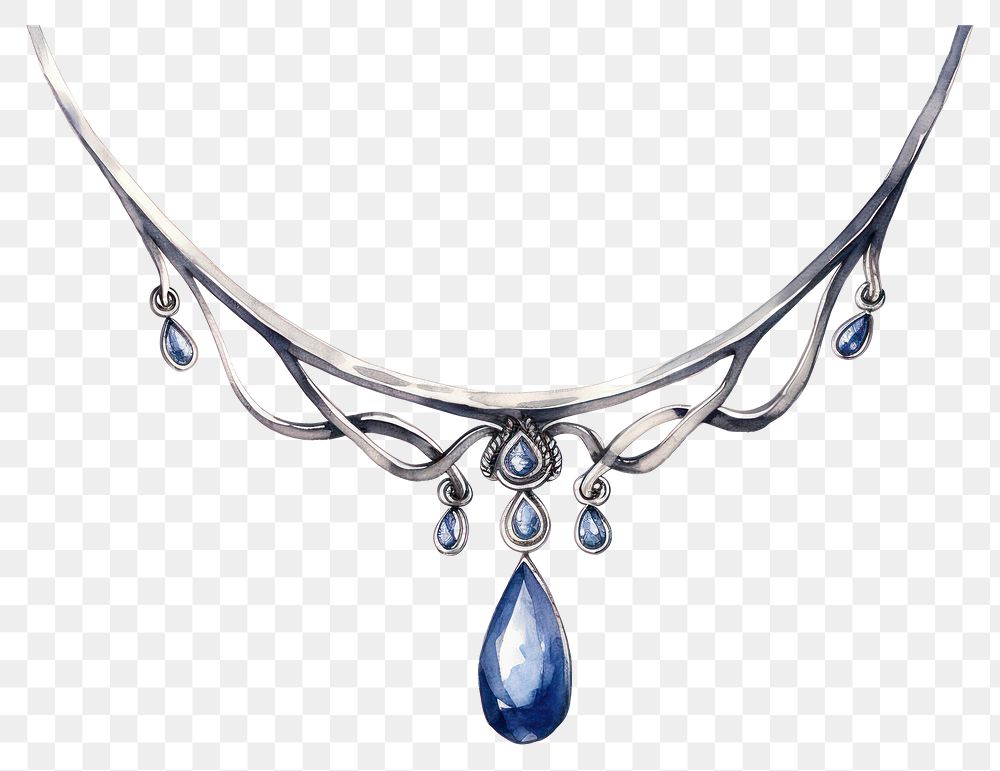 PNG Necklace gemstone jewelry diamond. 