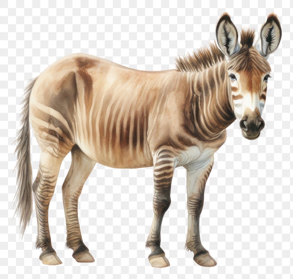 PNG Wildlife animal mammal donkey. AI generated Image by rawpixel.