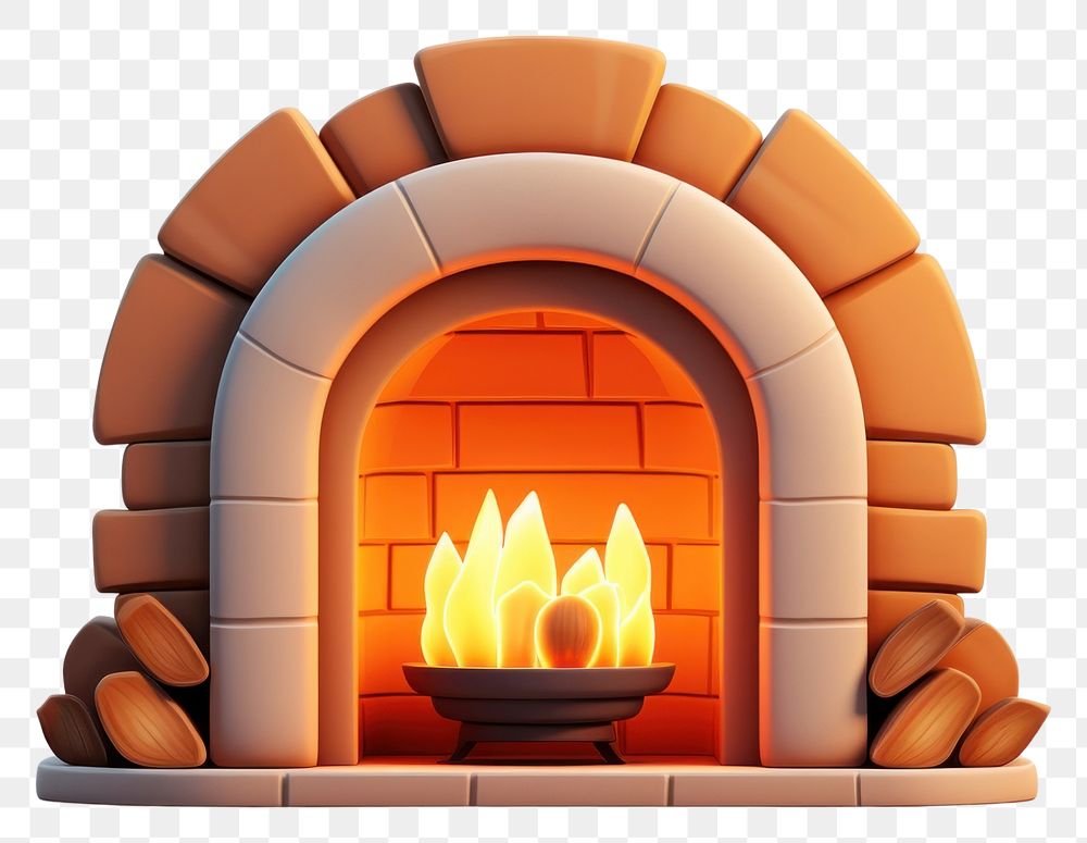PNG Fireplace hearth architecture . AI generated Image by rawpixel.