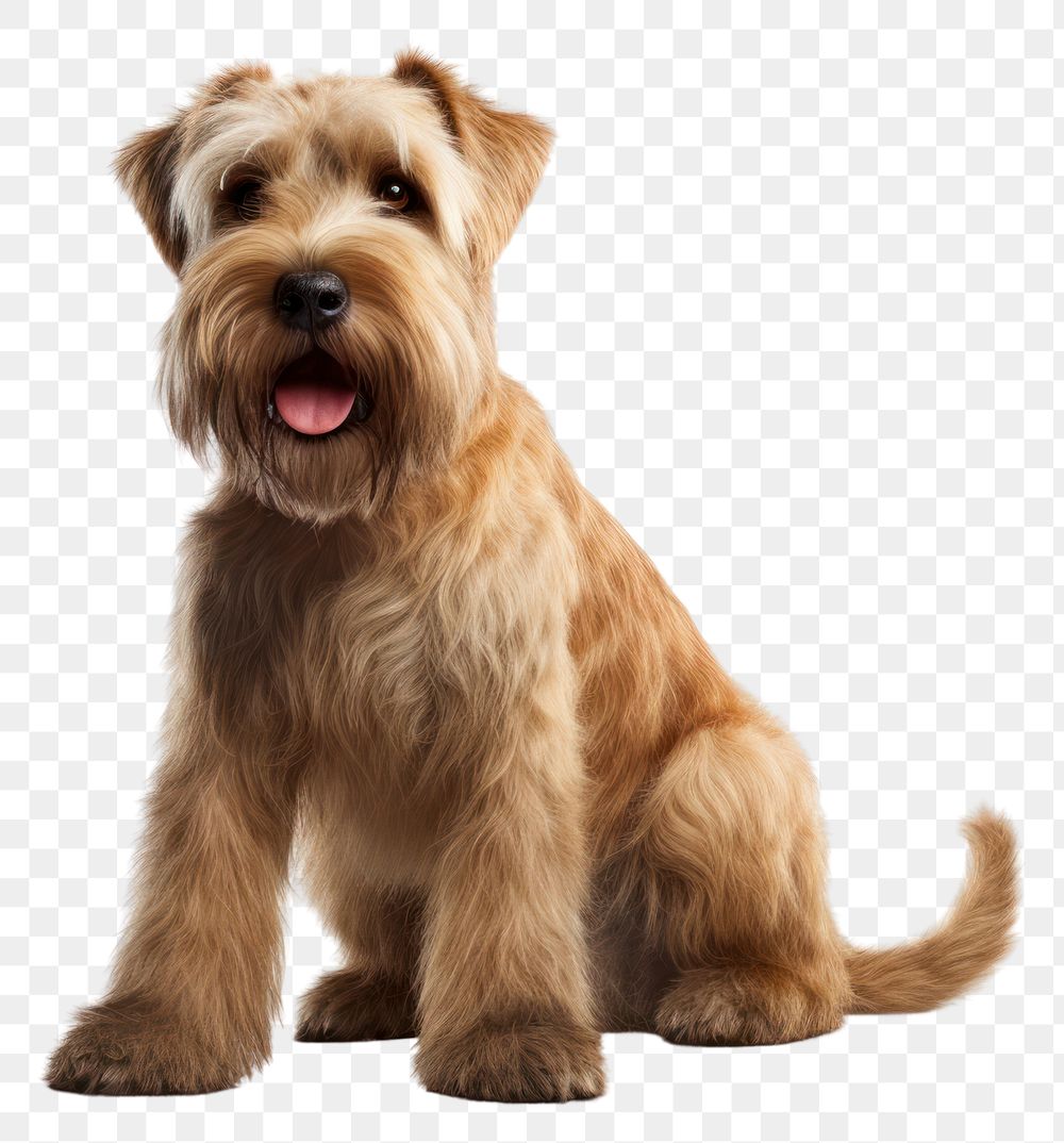 PNG Soft coated wheaten terrier mammal animal pet. AI generated Image by rawpixel.