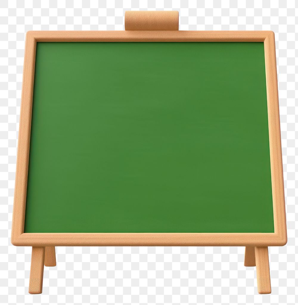 PNG Green chalkboard blackboard white background intelligence. AI generated Image by rawpixel.