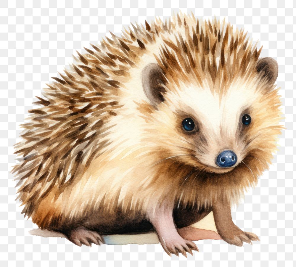 PNG Hedgehog porcupine animal mammal. AI generated Image by rawpixel.