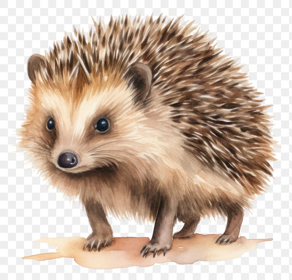 PNG Hedgehog porcupine animal mammal. 