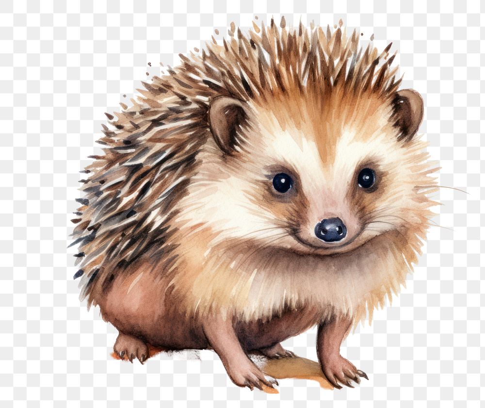 PNG Hedgehog porcupine animal mammal. 