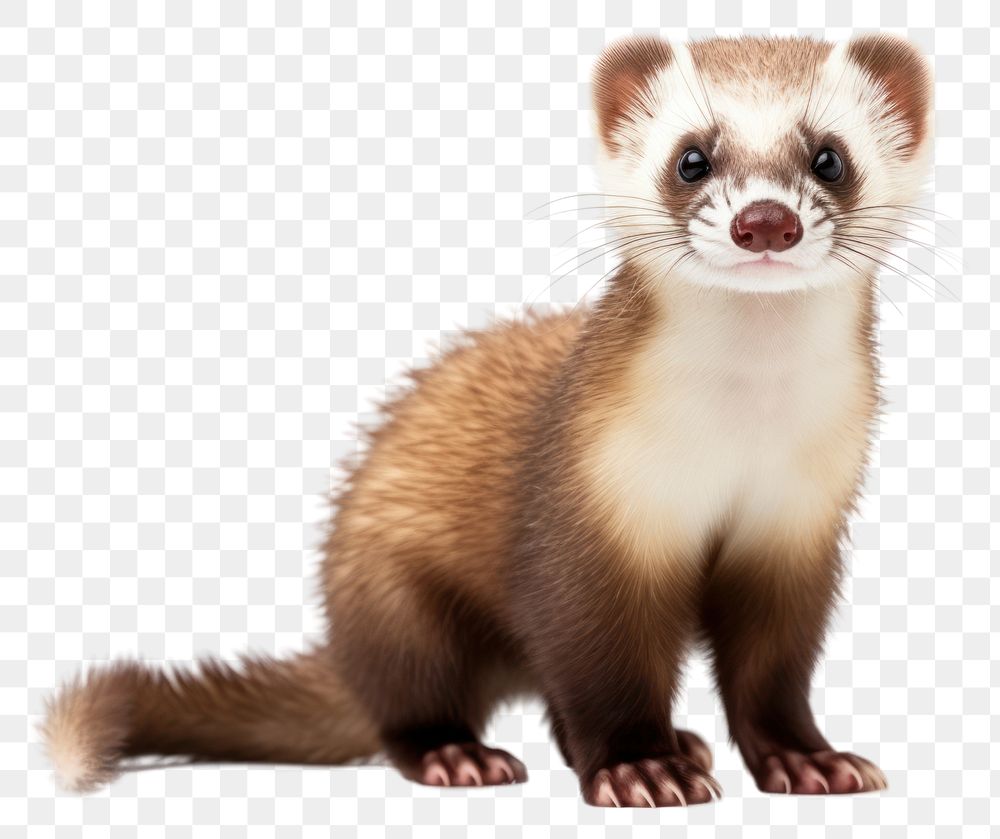 PNG Wildlife animal mammal ferret. AI generated Image by rawpixel.