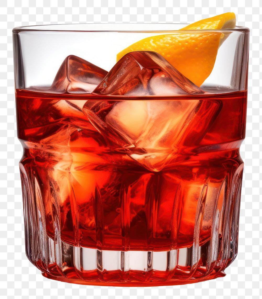 PNG Cocktail negroni drink glass transparent background