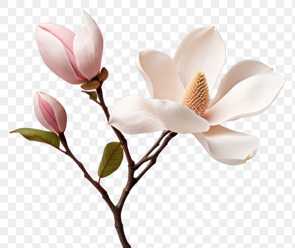 PNG Flower magnolia blossom orchid. AI generated Image by rawpixel.