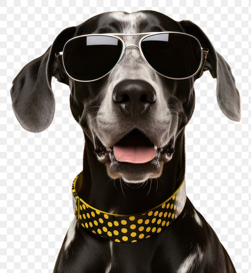 PNG Sunglasses pointer animal mammal transparent background