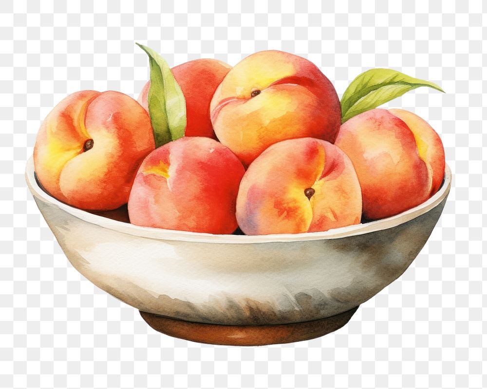 PNG Peach apple fruit plant. AI generated Image by rawpixel.