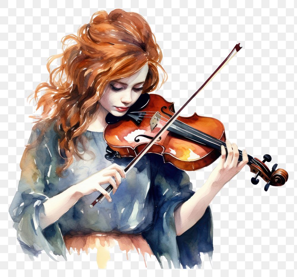 PNG Violin paper adult concentration. AI generated Image by rawpixel.
