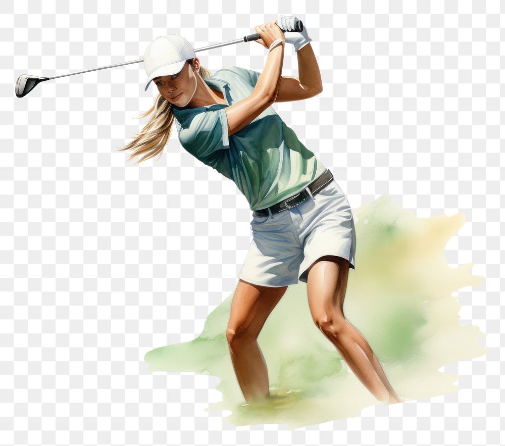 PNG Golf sports golfer shorts. AI generated Image by rawpixel.