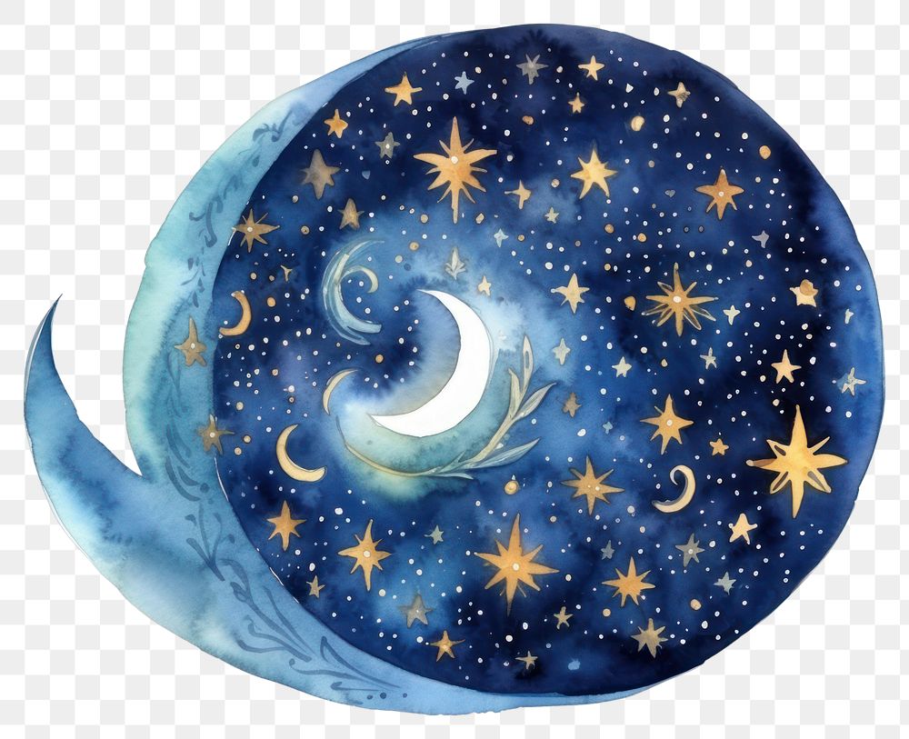 PNG Astronomy night moon astrology. AI generated Image by rawpixel.