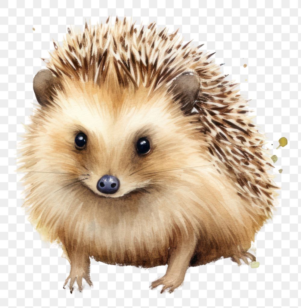 PNG Hedgehog porcupine mammal animal. AI generated Image by rawpixel.
