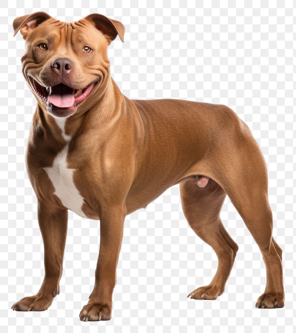 PNG Pitbull mammal animal dog. 