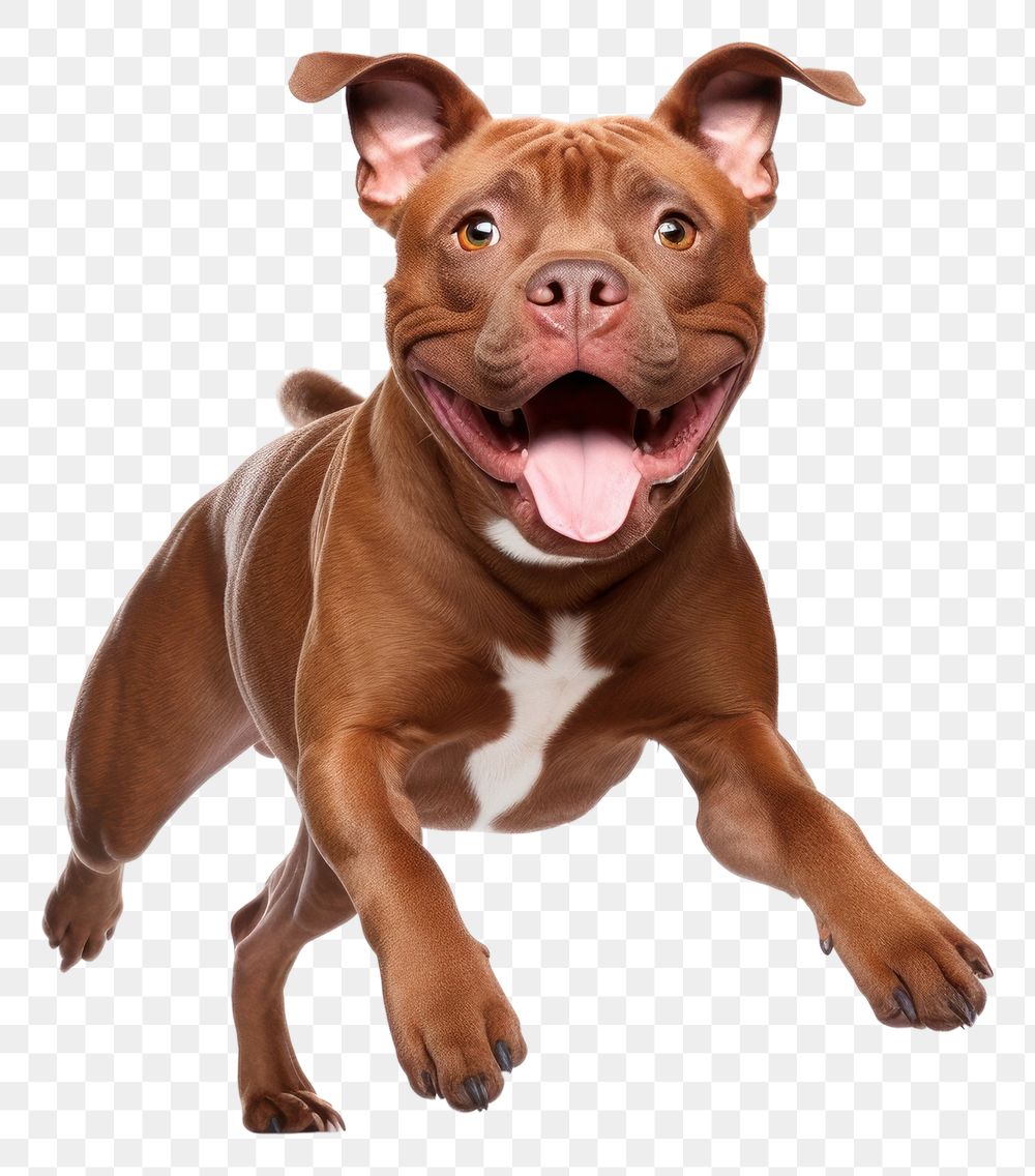 PNG Bulldog pitbull mammal animal. AI generated Image by rawpixel.