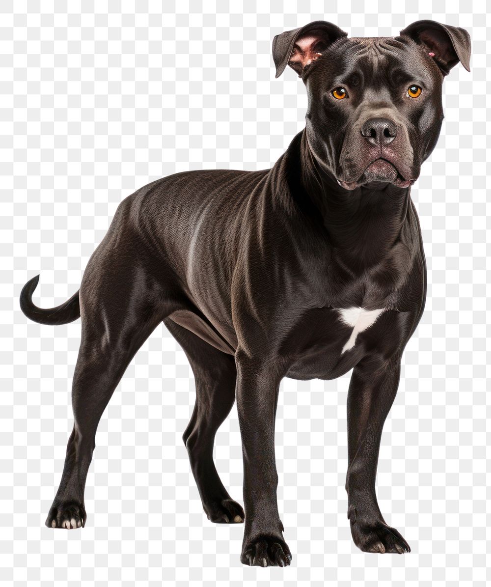 PNG Bulldog pitbull mammal animal. AI generated Image by rawpixel.