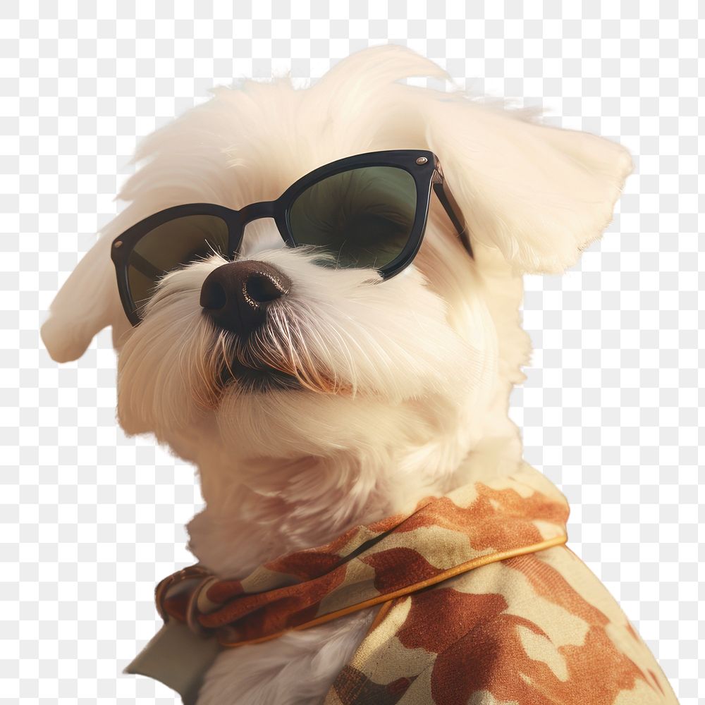 PNG Dog sunglasses mammal animal. 