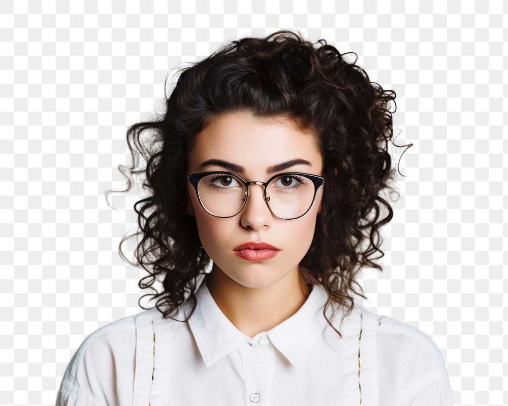 PNG Portrait glasses adult individuality. AI generated Image by rawpixel.