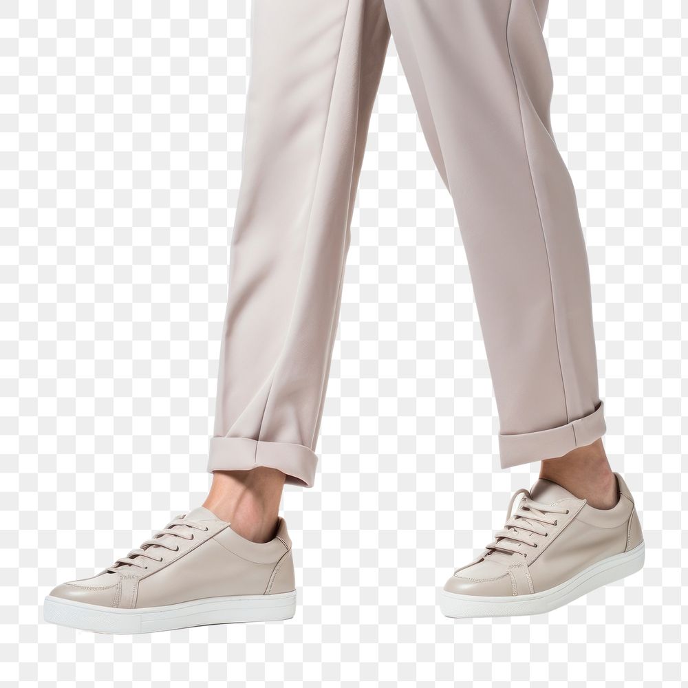 PNG Footwear shoe trousers standing. AI generated Image by rawpixel.