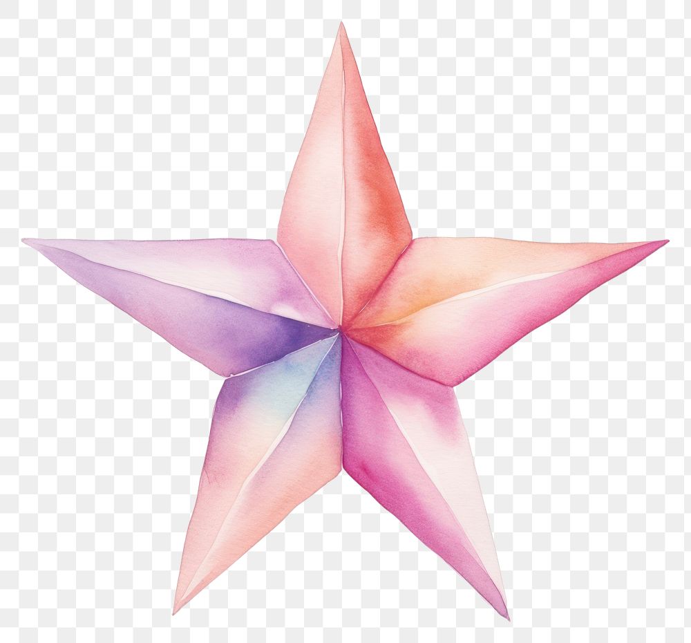 PNG Paper origami star art. AI generated Image by rawpixel.