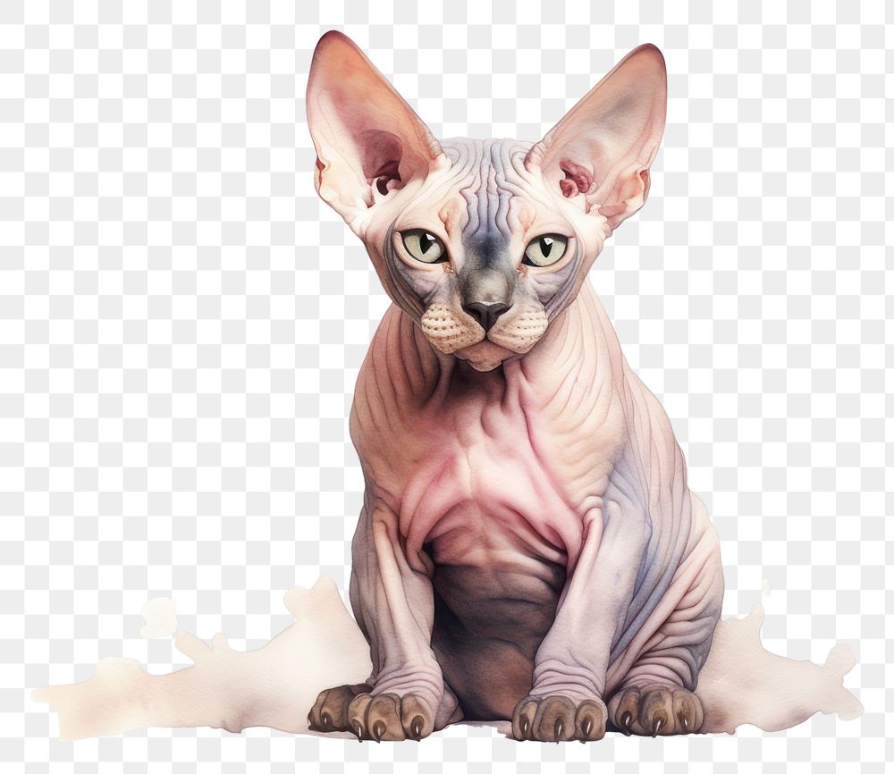 PNG Animal mammal pet cat. AI generated Image by rawpixel.
