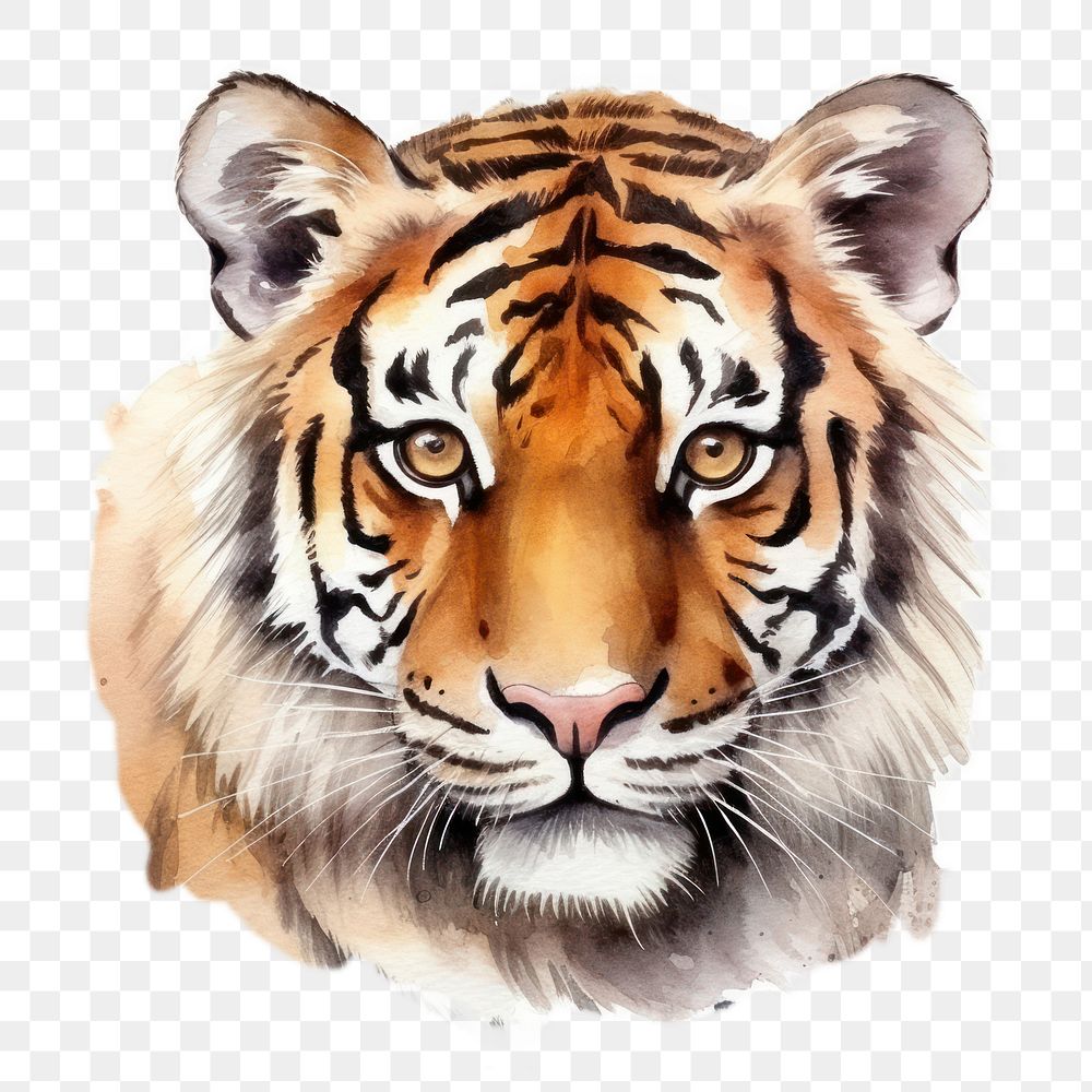 PNG Wildlife animal mammal tiger. AI generated Image by rawpixel.