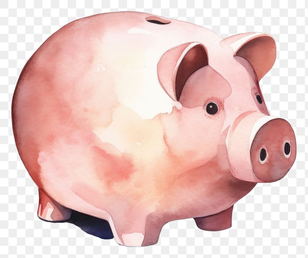 PNG Pig savings mammal representation. AI generated Image by rawpixel.