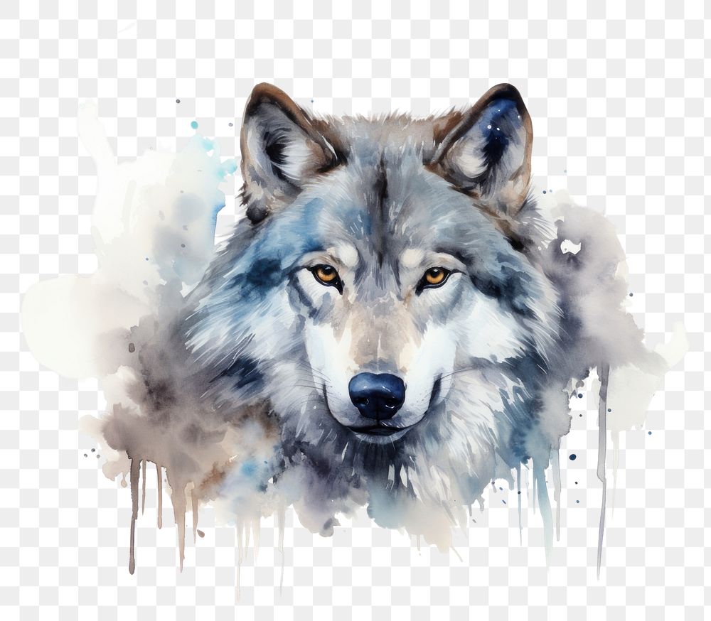 PNG Wolf animal mammal pet. AI generated Image by rawpixel.