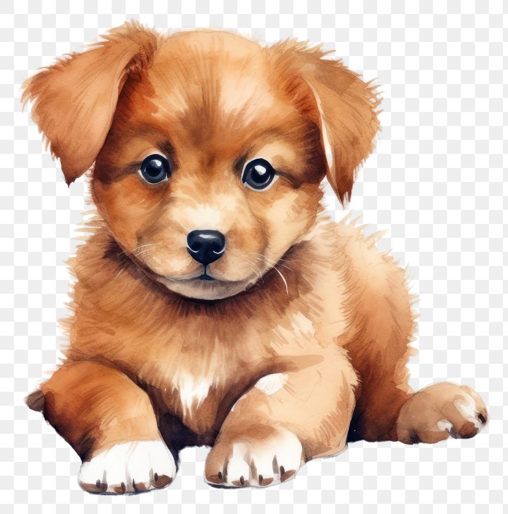 PNG Puppy mammal animal dog. AI generated Image by rawpixel.