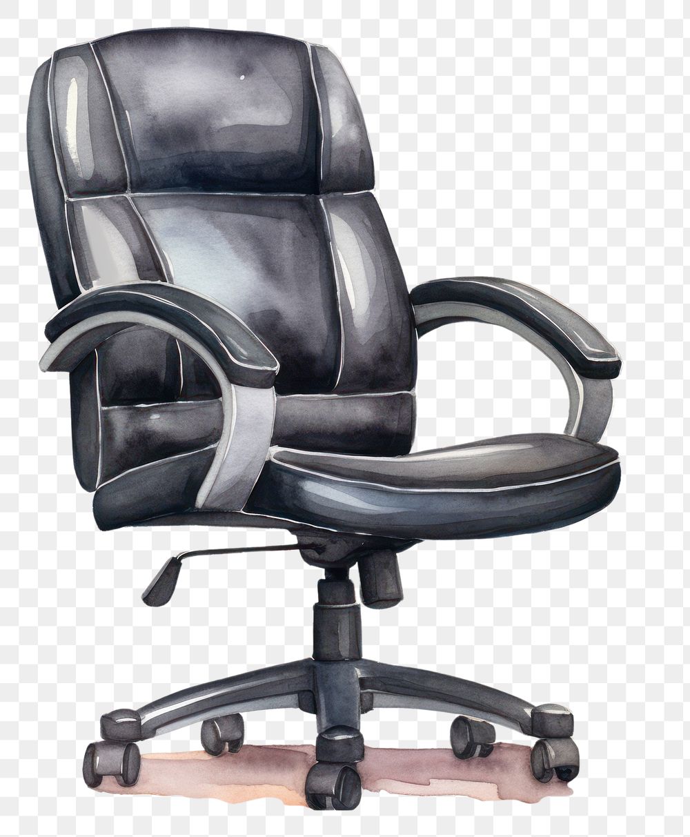 PNG Chair furniture office office chair. AI generated Image by rawpixel.