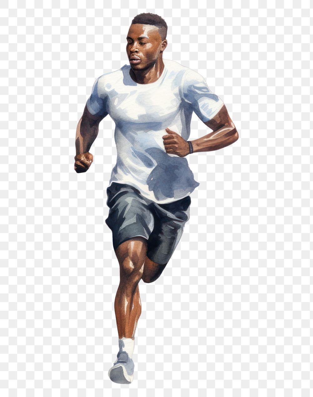 PNG Running jogging adult determination. AI generated Image by rawpixel.