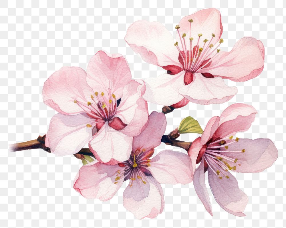 PNG Blossom flower cherry plant