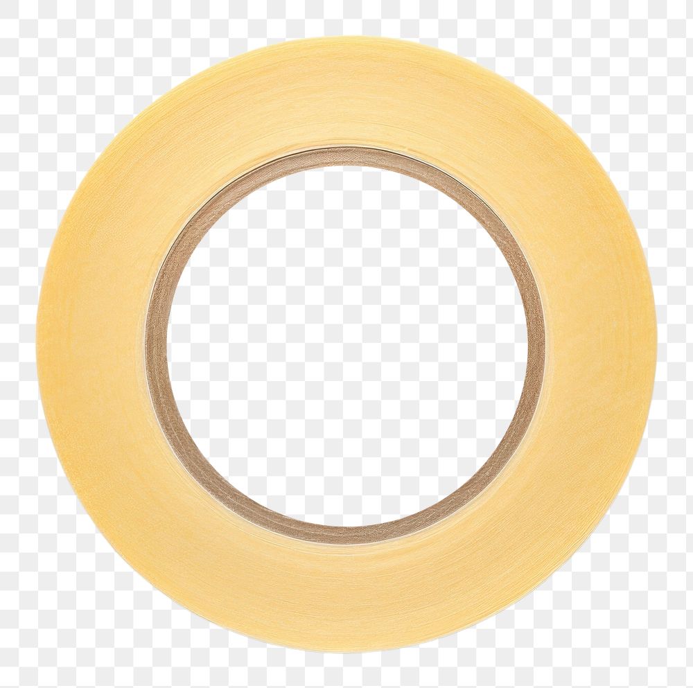 PNG Tape white background circle yellow. AI generated Image by rawpixel.