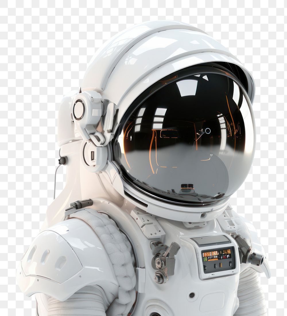 PNG Astronaut helmet white white background. AI generated Image by rawpixel.
