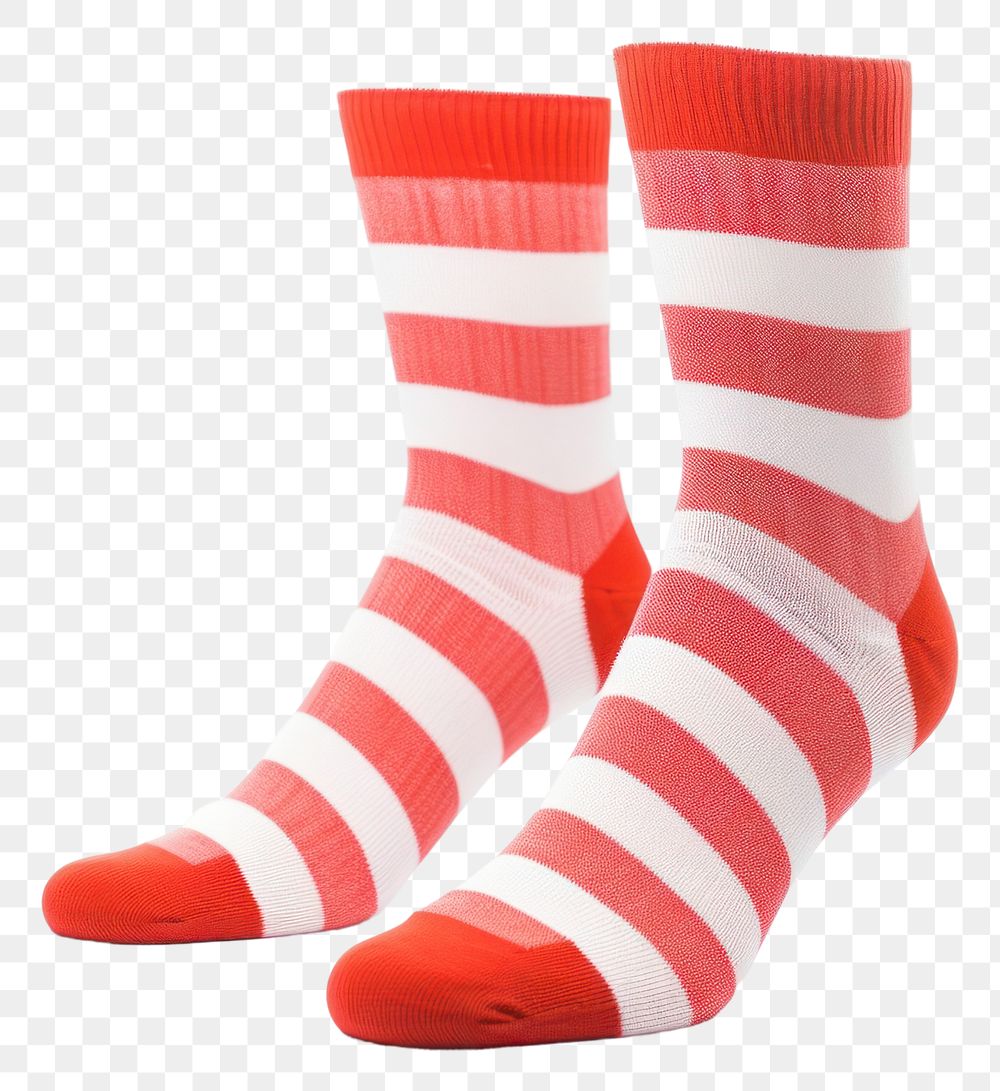 PNG Sock clothing striped bandage. 