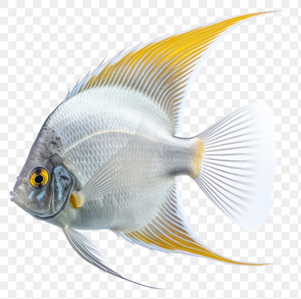 PNG Animal fish pomacanthidae underwater. AI generated Image by rawpixel.