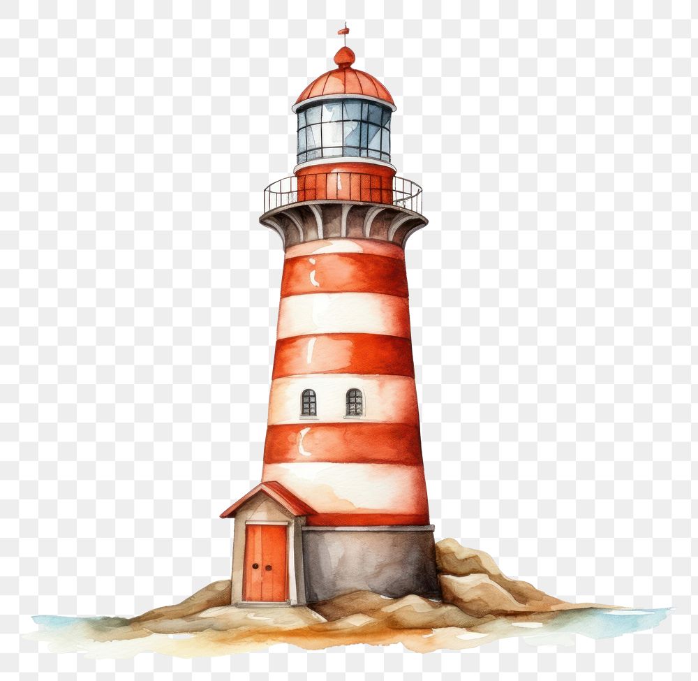 PNG Architecture lighthouse building tower. AI generated Image by rawpixel.