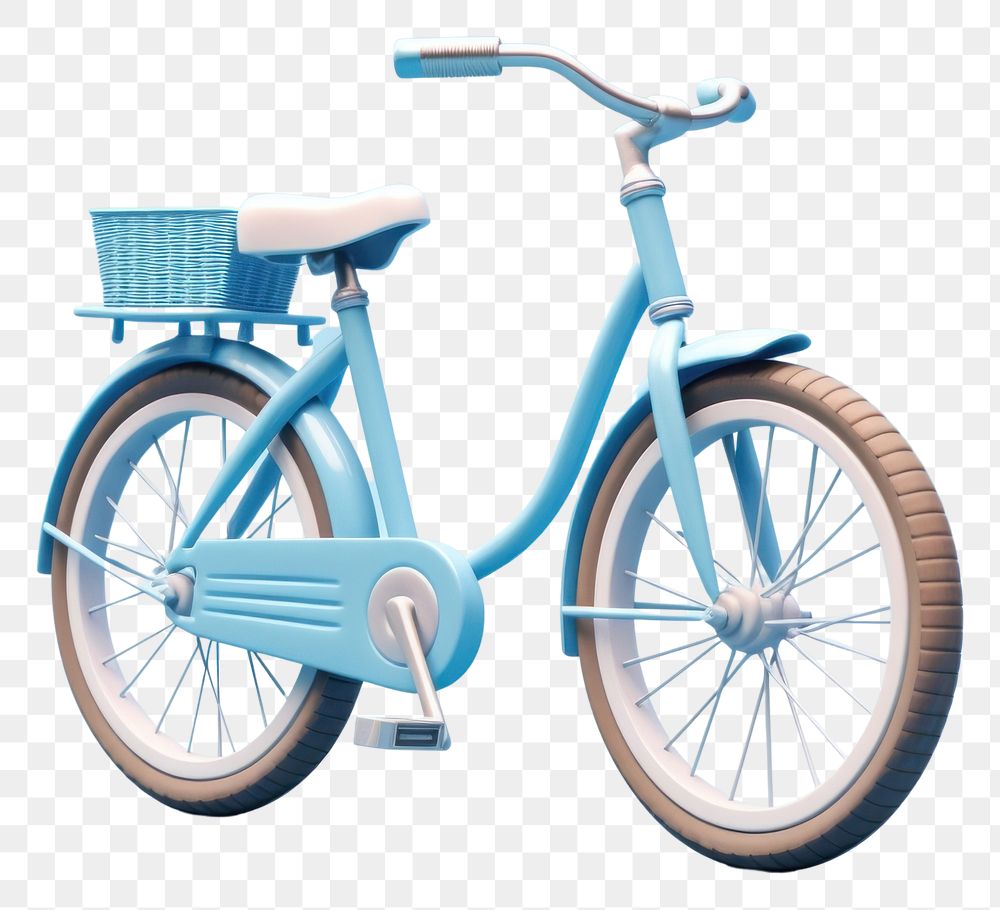 PNG Bicycle vehicle wheel blue transparent background