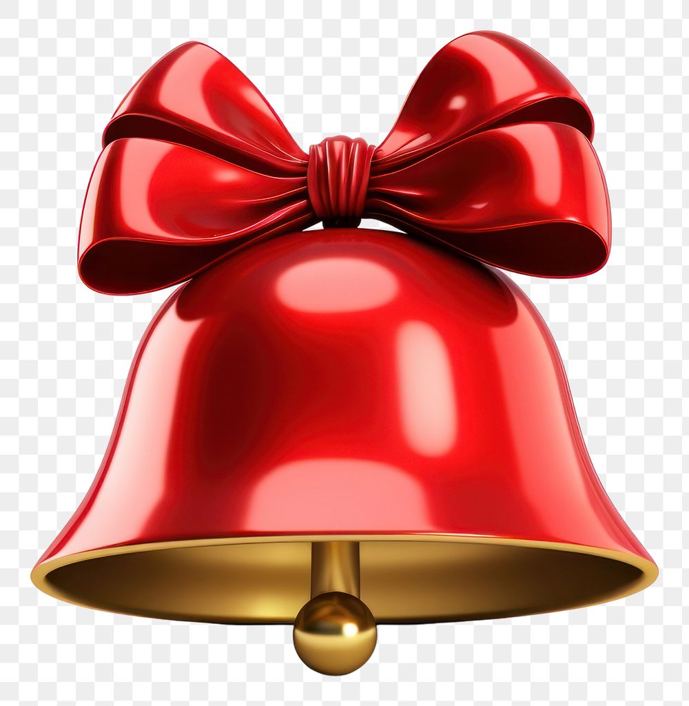 PNG Christmas bell white background celebration. AI generated Image by rawpixel.