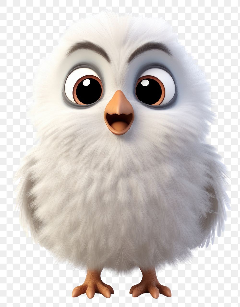 PNG Bird cartoon animal white. 