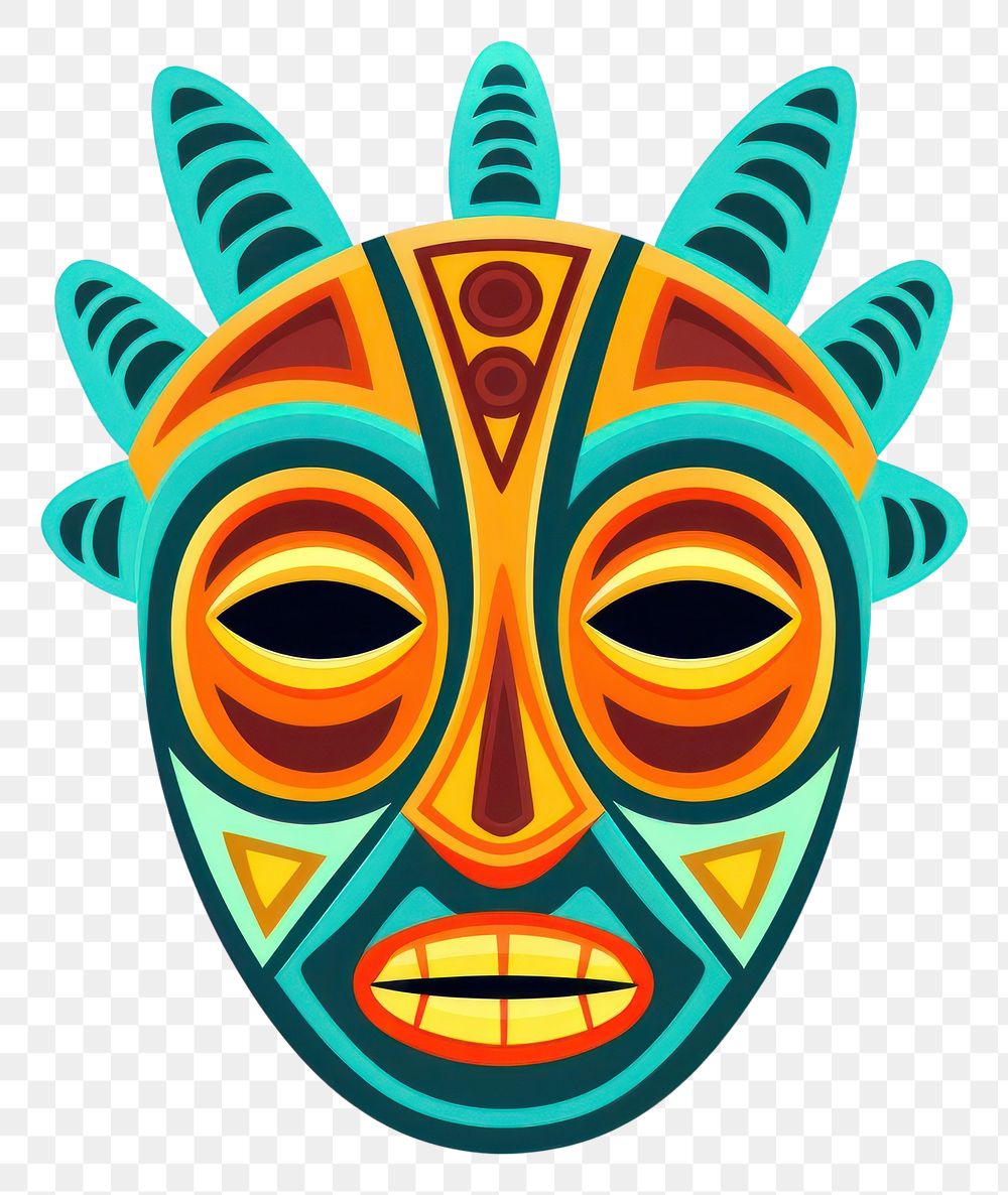 PNG Mask tradition totem white background. AI generated Image by rawpixel.