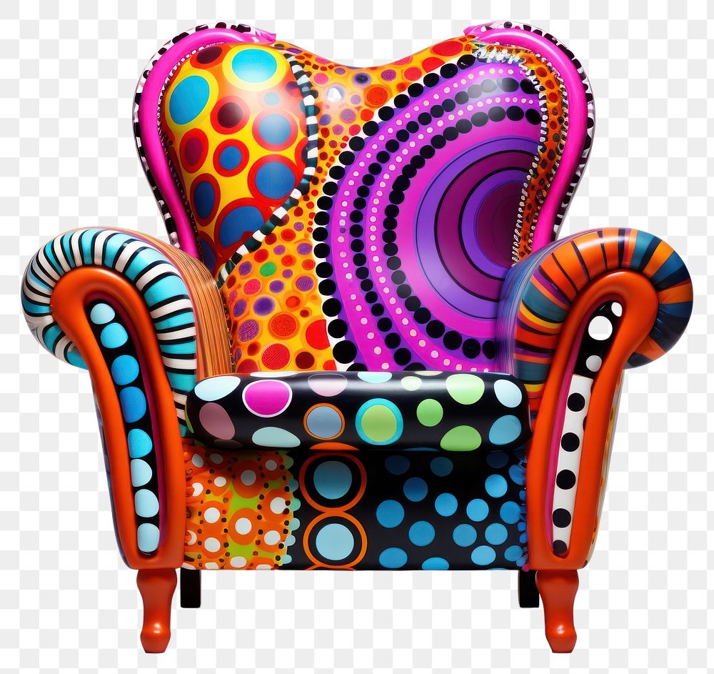 PNG Furniture armchair pattern decoration. AI generated Image by rawpixel.
