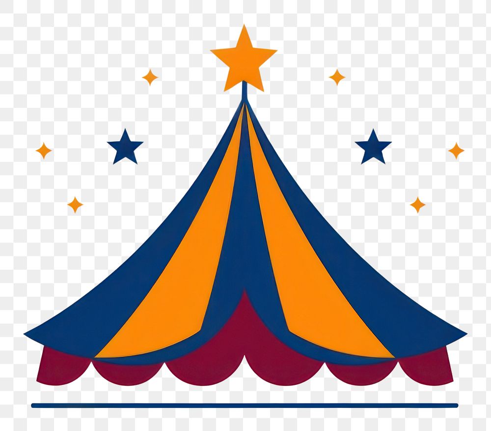 PNG Circus tent logo illuminated. AI generated Image by rawpixel.